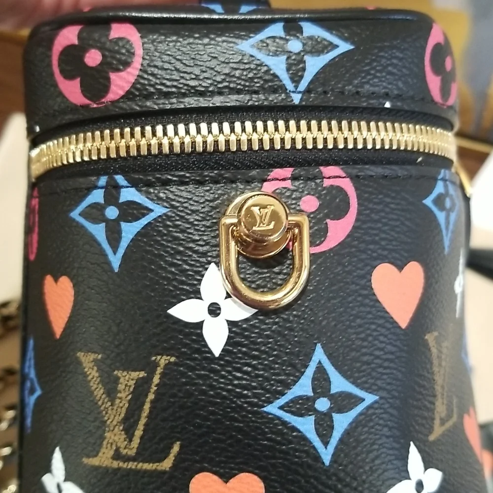 SOLD Louis Vuitton Black Game On Vanity Bag - Picture 8 of 12